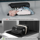 Luggage Straps for Suitcases,Adjustable Luggage Elastic Belt, Travel Essentials for Airport,Station, Vibrant Designs, Floral Garden