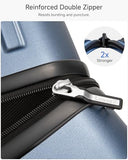 LUGGEX 3-Piece Hard Shell Luggage Set, Blue