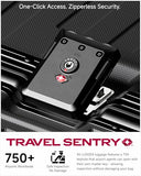 LUGGEX Carry On Luggage with Spinner Wheels, 8010S Aluminum Frame Zipperless Polycarbonate Hard Shell Suitcase (ZX-Core, Black, 21 Inch)