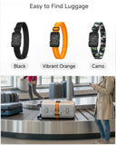 LUGGEX Luggage Straps TSA Approved, Luggage Straps for Suitcases, Easy Adjustable & Reinforced Buckle (Orange - Yellow 20 - 32inch, 1 Pack)