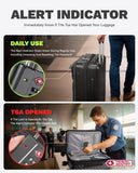 LUGGEX TSA Locks for Luggage, One - Button Reset TSA Approved Luggage Locks, Suitcase Locks, Ease of Use & Durable