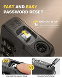 LUGGEX TSA Locks for Luggage, One - Button Reset TSA Approved Luggage Locks, Suitcase Locks, Ease of Use & Durable