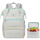 Lunch Backpack, 15.6 Inch Laptop Backpack, Stylish Nurse Teacher Work Bag