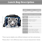 Lureix Tiger Backpack Kids Bookbag 16inch Schoolbag With Lunch Box Bag And Pencil Case Set For Boys Girls