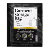Luxury Storage Garment Bag for Long Coat, Fur, Mink, Gown, Vestment and Choir Robe | 60 Inch + 5 Inch Gusset Cover | Heavy Duty, Hanging, Breathable, Foldable Travel and Wardrobe Clothes Protector