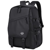 Lvswebe Backpack for Men Women, Laptop Bag Travel Office Outdoor Backpack for Adult-Black