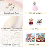 LXYGD Laptop Backpacks 16 Inch School Bag College Backpack 3 PCS with Lunch Box Pencil Pouch Set Large Travel Daypack Kawaii Bookbags for Teens Girls Women Students (Off - white)