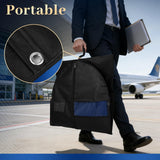 Lzerking Premium Garment Bag 8 - Pack, 43 Inch Garment Bags for Hanging Clothes, Suit Bags for Travel with Clear Window, Sweater, Coat & Suit Storage