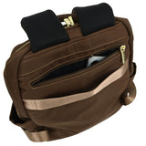 M - ioi - M Medium Backpack Purse for Women, Fashion Nylon Daypack with Gold Hardware, Lightweight Water - Resistant Rucksack for College, Work, Travel, Everyday Use, Fits 13–14" Laptop(Walnut Brown,Medium)