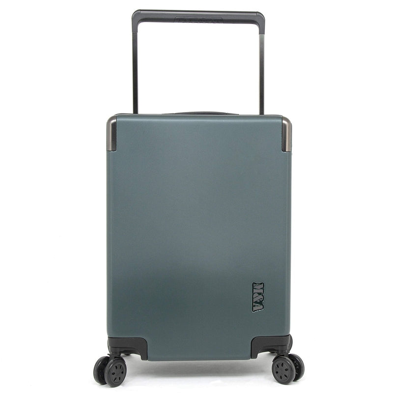 M&A Lakeside Wide Trolley Spinner Luggage with TSA - Lock, Olive Green, 20 Inch Carry - On