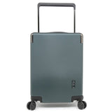M&A Lakeside Wide Trolley Spinner Luggage with TSA-Lock, Olive Green, 20 Inch Carry-On