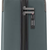 M&A Lakeside Wide Trolley Spinner Luggage with TSA - Lock, Olive Green, 20 Inch Carry - On