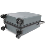 M&A Lakeside Wide Trolley Spinner Luggage with TSA - Lock, Olive Green, 20 Inch Carry - On