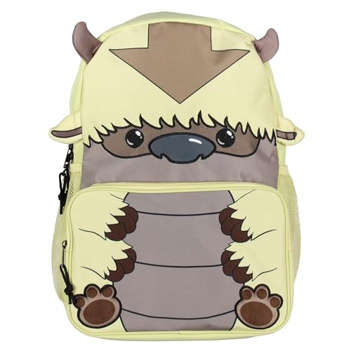 Mad Engine Appa Backpack Nickelodeon Avatar The Last Airbender Appa The Sky Bison 17" Backpack Laptop School Travel Book Bag | Backpacks4Less