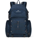 Maelstrom Hiking Backpack, 40L Waterproof Camping Daypack for Men and Women, Lightweight Travel Pack with Rain Cover (Blue)