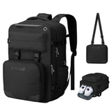 Maelstrom Travel Backpack for Women Men, 2 in 1 Crossbody Bag Laptop Backpack Fits 17.3 Inch Laptop, 26L Work Bag, Carry on Backpack