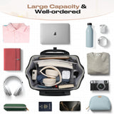 Maelstrom Travel Backpack for Women Men,Laptop Backpack Fits 15.6 - 17.3 Inch Laptop, Nurse/Work Bag with Insulated Lunch Box (Black)