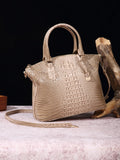 Makcr Joacbv Crocodile Leather Tote Purse for Women Large Capacity Satchel Handbag with Strap Crossbody Bag for Work & Travel