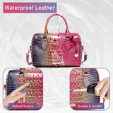 Makcr Joacbv Top - Handle Crocodile Purses For Women Crossbody Leather Bags Trendy Large Capacity Tote with Shoulder Strap