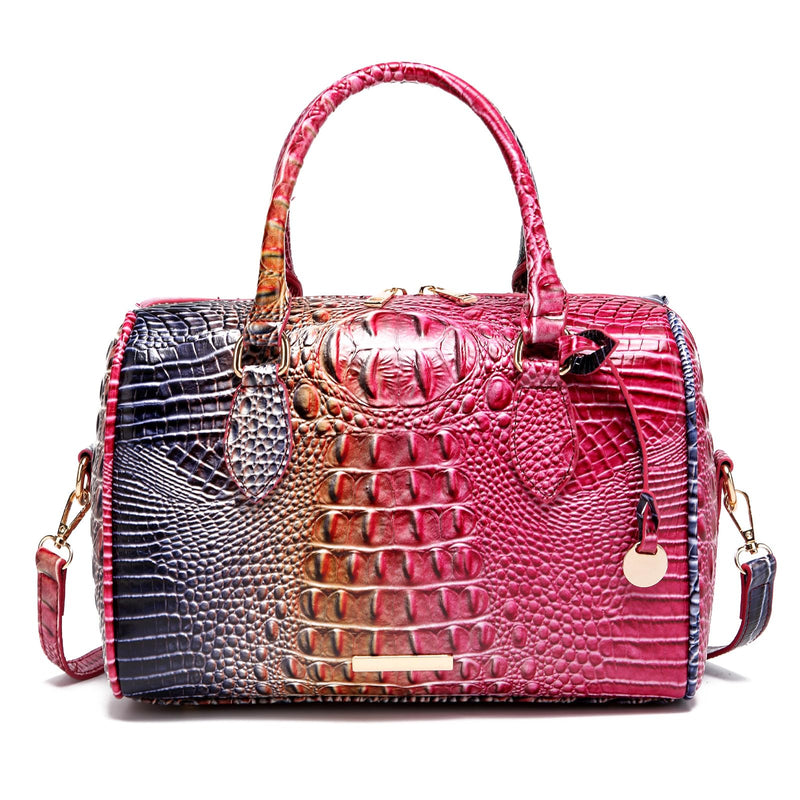 Makcr Joacbv Top - Handle Crocodile Purses For Women Crossbody Leather Bags Trendy Large Capacity Tote with Shoulder Strap