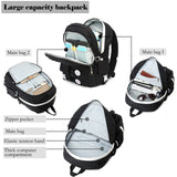Makukke School Backpacks for Teen Girls - Laptop Backpacks 15.6 Inch College Cute Bookbag Anti Theft Women Casual Daypack,Black