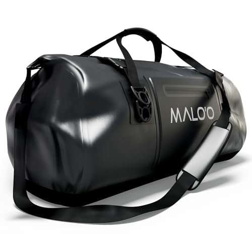 Malo’o Waterproof Dry Duffel, Heavy-Duty Roll Top Waterproof Gear Bag with Shoulder Strap & Molle Loops, Marine Duffel for Kayaking, | Backpacks4Less