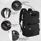 MANETTA 3-in-1 Laptop Briefcase for Men, 15.6 Inch Convertible Work Bag with Shoulder Strap, Water-Resistant Business Travel Backpack for Office and Commute