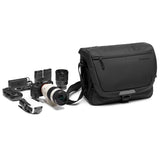 Manfrotto Advanced Messenger M III, Photography Bag for DSLR Cameras with Lenses, Camera Bag with Tripod Mount and Rain Cover, Photography Accessories