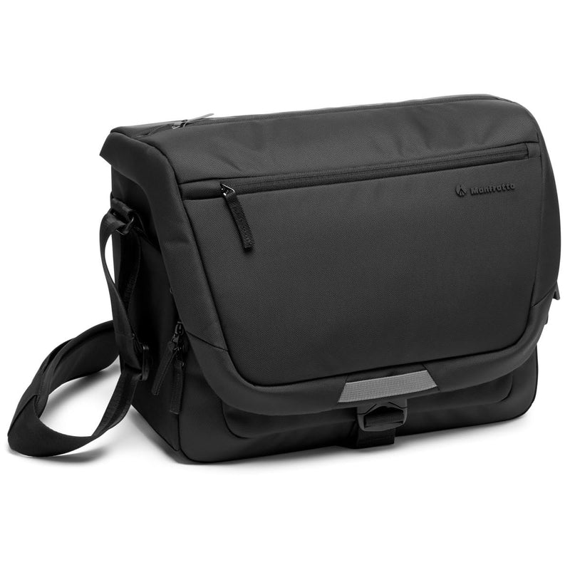 Manfrotto Advanced Messenger M III, Photography Bag for DSLR Cameras with Lenses, Camera Bag with Tripod Mount and Rain Cover, Photography Accessories