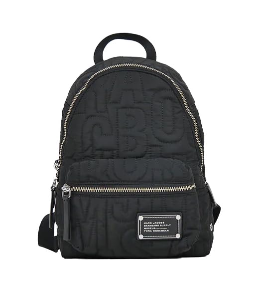 Marc Jacobs Mini Nylon Quilted Backpack, Black