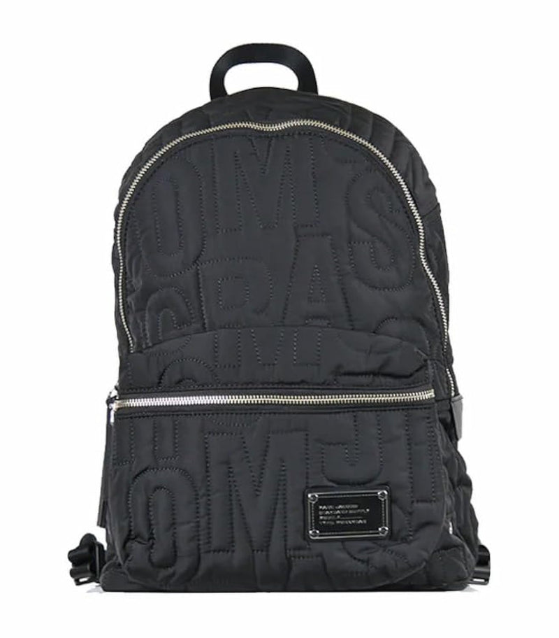 Marc Jacobs Nylon Quilted Backpack (Black), Large