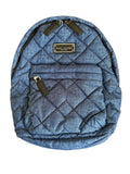 Marc Jacobs Quilted Small Backpack (Denim Blue)