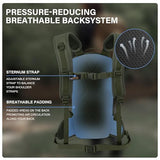 Mardingtop 10L Small Tactical Molle Hydration Backpack with 2.5L Water Bladder