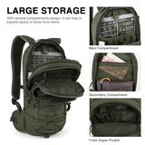 Mardingtop 10L Small Tactical Molle Hydration Backpack with 2.5L Water Bladder