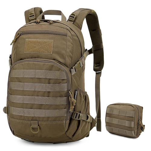 Mardingtop 25L Small Tactical Backpack +Molle Admin Tactical Pouch