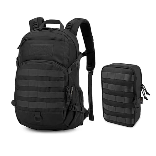 Mardingtop 25L Tactical Backpack + Molle Tactical Utility Pouch