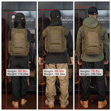 Mardingtop 25L Tactical Backpacks Molle Hiking daypacks for Camping Hiking Military Traveling Motorcycle Army Green