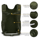 Mardingtop 25L Tactical Backpacks Molle Hiking daypacks for Camping Hiking Military Traveling Motorcycle Army Green