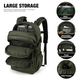 Mardingtop 28L Tactical Backpack for Men, Molle Military Rucksack Daypack with YKK zippers for Hiking Travel Camping