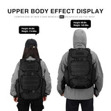 Mardingtop 28L Tactical Backpack for Men with 2.5 Liter Hydration Bladder for Hiking Camping