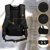 Mardingtop 28L Tactical Backpack for Men with Loop and Hook Patch, Molle EDC Motorcycle Backpacking Backpack for Hiking,Camping