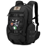 Mardingtop 28L Tactical Backpack for Men with Loop and Hook Patch, Molle EDC Motorcycle Backpacking Backpack for Hiking,Camping