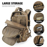 Mardingtop 35L Molle Tactical Military Backpack with Hydration Bladder for Men