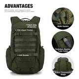 Mardingtop 35L Tactical Backpack+ 2.5L Hydration Bladder