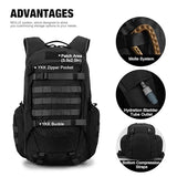 Mardingtop 35L Tactical Backpacks Molle Hiking daypacks for Camping Hiking Military Traveling Motorcycle