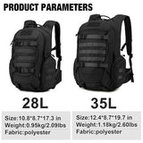 Mardingtop 35L Tactical Backpacks Molle Hiking daypacks for Camping Hiking Military Traveling Motorcycle