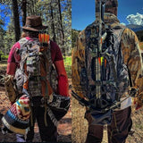 Mardingtop 40L Camo Hunting Backpack for Bow Rifle Gun，Large Capacity Tactical Hunting Day Pack with Rain Cover for Hunting Camping Hiking