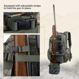 Mardingtop 40L Camo Hunting Backpack for Bow Rifle Gun，Large Capacity Tactical Hunting Day Pack with Rain Cover for Hunting Camping Hiking