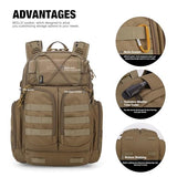 Mardingtop 40L Molle Tactical Backpack,Military backpack for Men, Cordura Backpack for Hiking,Camping,Hunting