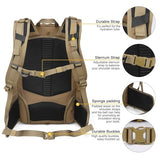 Mardingtop 40L Molle Tactical Backpack,Military backpack for Men, Cordura Backpack for Hiking,Camping,Hunting